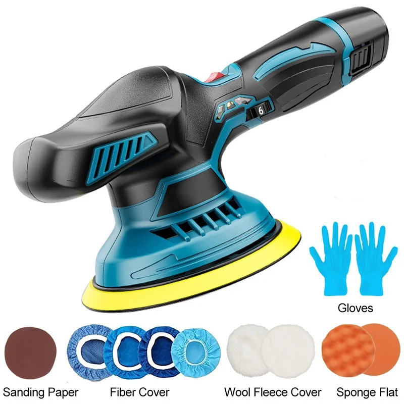 12v-cordless-car-polisher-lithium-battery-6speed-adjustable-wireless-electric-polish-waxing-machine-car-beauty-auto-washing-tool