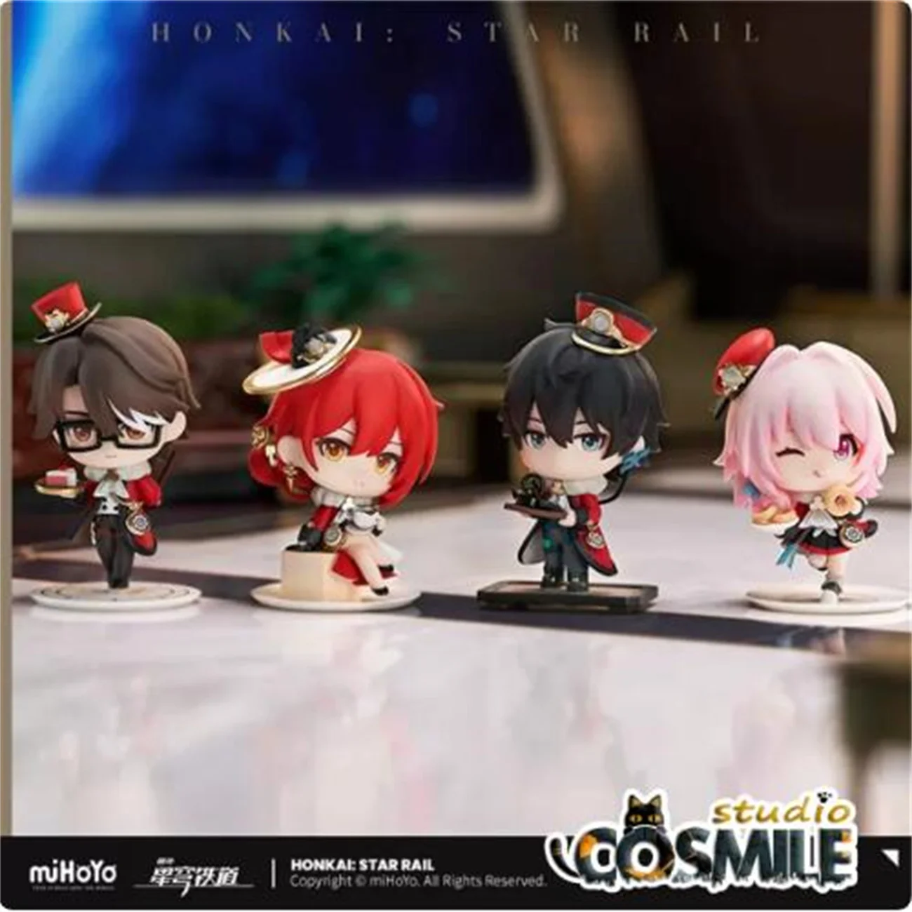 

Фигурка из ПВХ miHoYo, официальная фигурка Honda Kai: Star Rail Trailblazer Stelle Caelus Dan Heng March 7th Himeko, кукла, игрушка, модель Sa