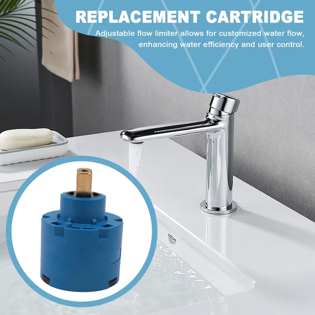 ไส้กรองก๊อกน้ำทดแทน AT19-46048000 สำหรับก๊อกผสมแบบก้านโยกเดี่ยวของ Grohe, ไส้กรองวาล์วผสมแบบมือเดียว 5