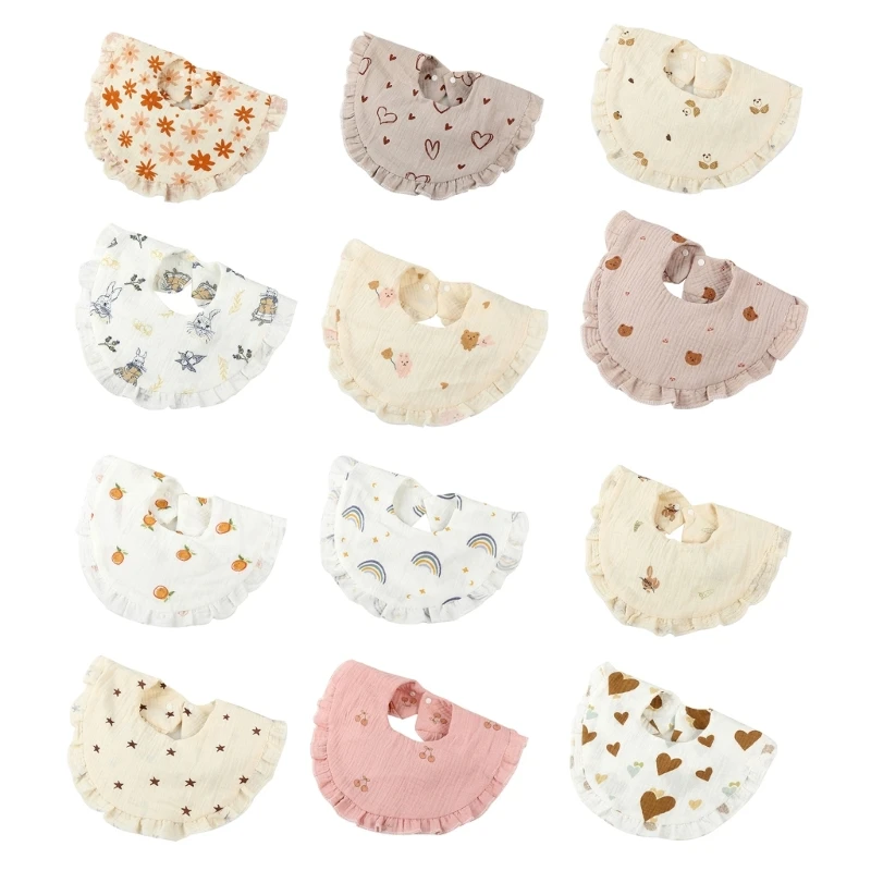 

4-слойные детские нагрудники, нагрудники для кормления малышей, нагрудник с героями мультфильмов для новорожденных, слюнявый для