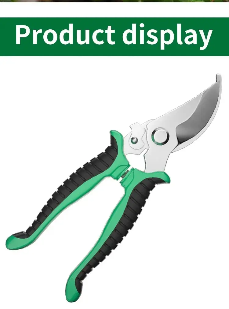 Garden scissors Horticultural bird beak shape branch pruning labor saving stainless steel picking multifunctional fruit scissor