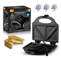Electric Sandwich Maker 3 Type Non-Stick Iron Pan Waffle Maker Cooking Breakfast Machine Toaster Baking Snacks Household Machine 1