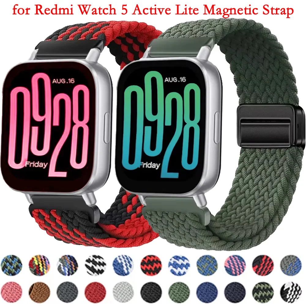 Magnetic Braided Nylon Strap - Sports Bracelet Wristband Accessory