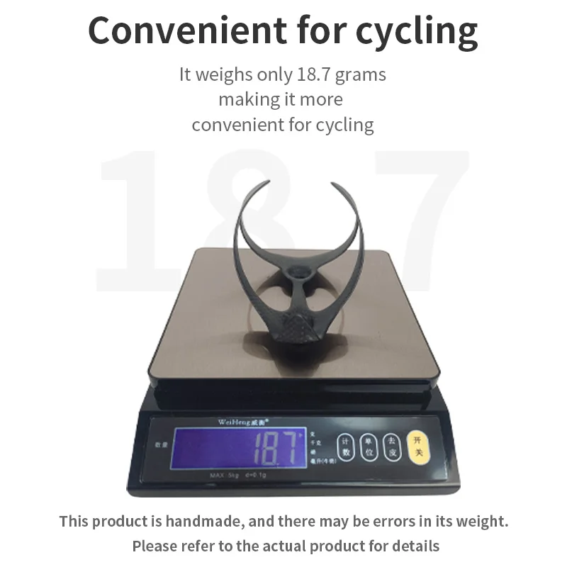 3K Carbon Bicycle Bottle 2 PCS Bicycle Bottle Holder Accessories Water Set