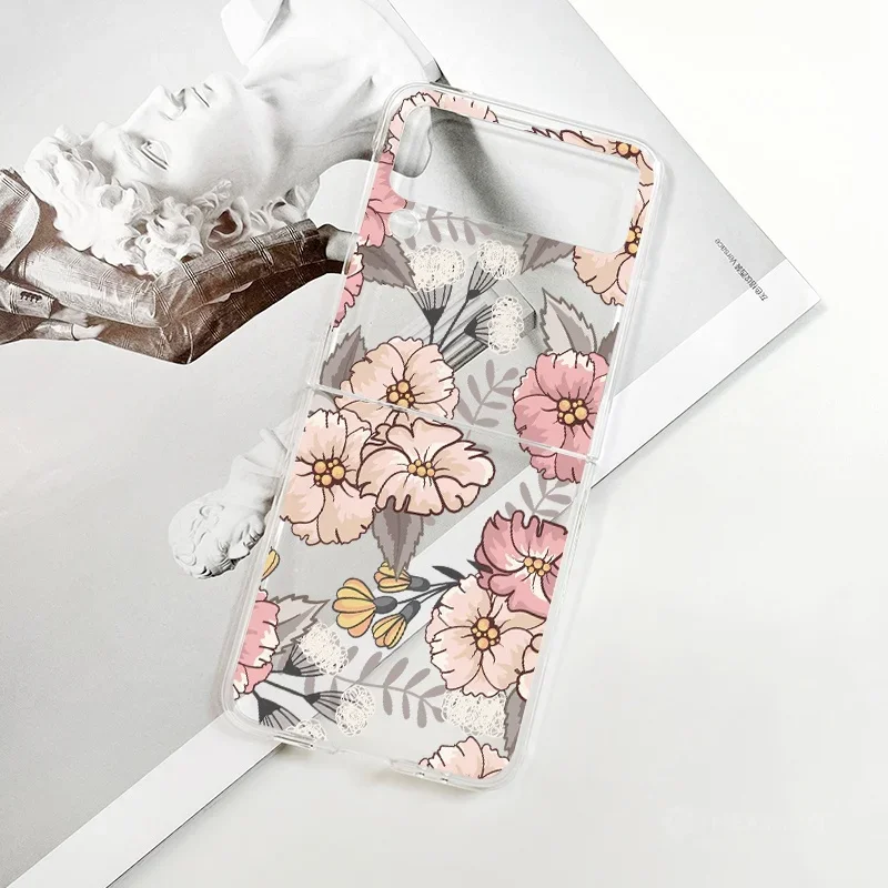 Korean Flower Shockproof Phone Case - Stylish Protective Cover