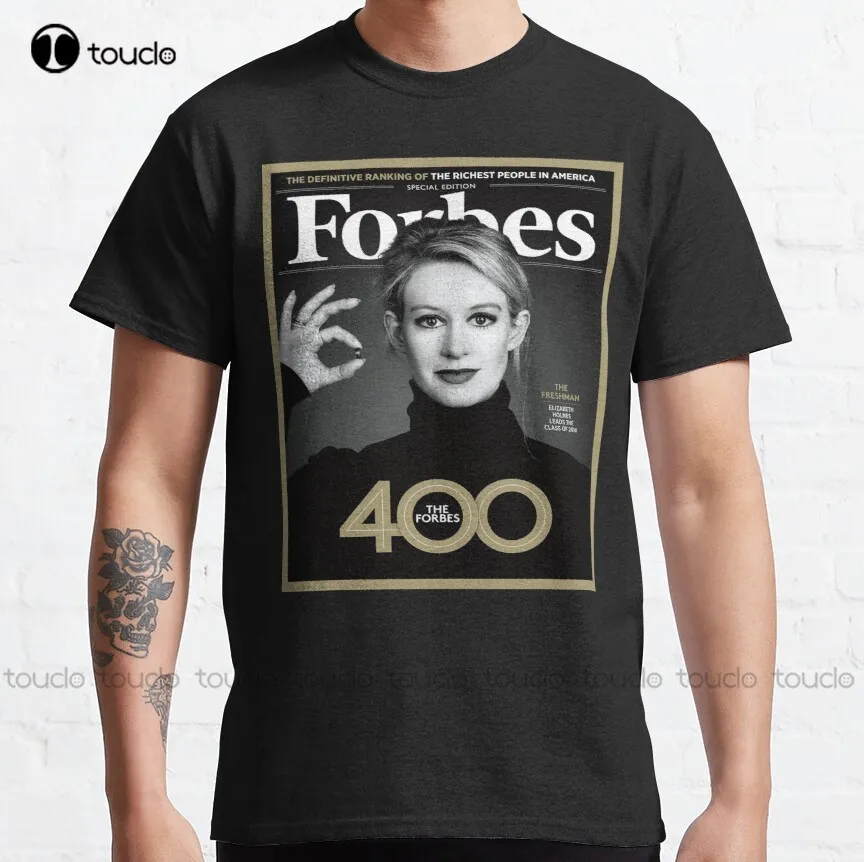 

Elizabeth Holmes Theranos Trending Classic T-Shirt Green T Shirt Custom Aldult Teen Unisex Digital Printing Tee Shirt Xs-5Xl