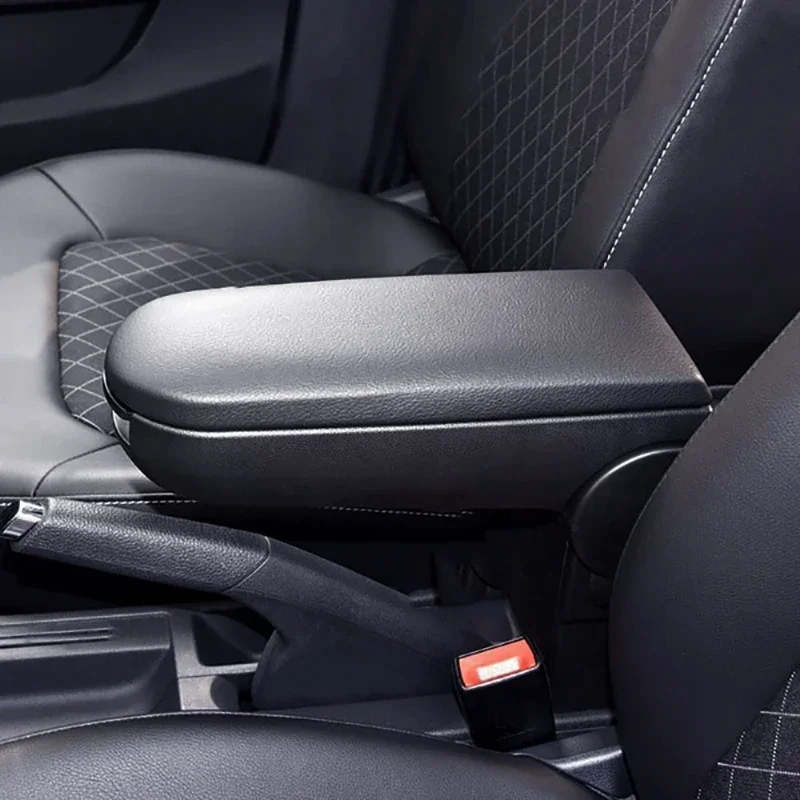 EVGATSAUTO Cubierta De Tapa De Reposabrazos De Consola Central Negra Para Coche Para A3 8P/A5 2003 2004 2005 2006 2007 2008 2009 2010 2012 2013