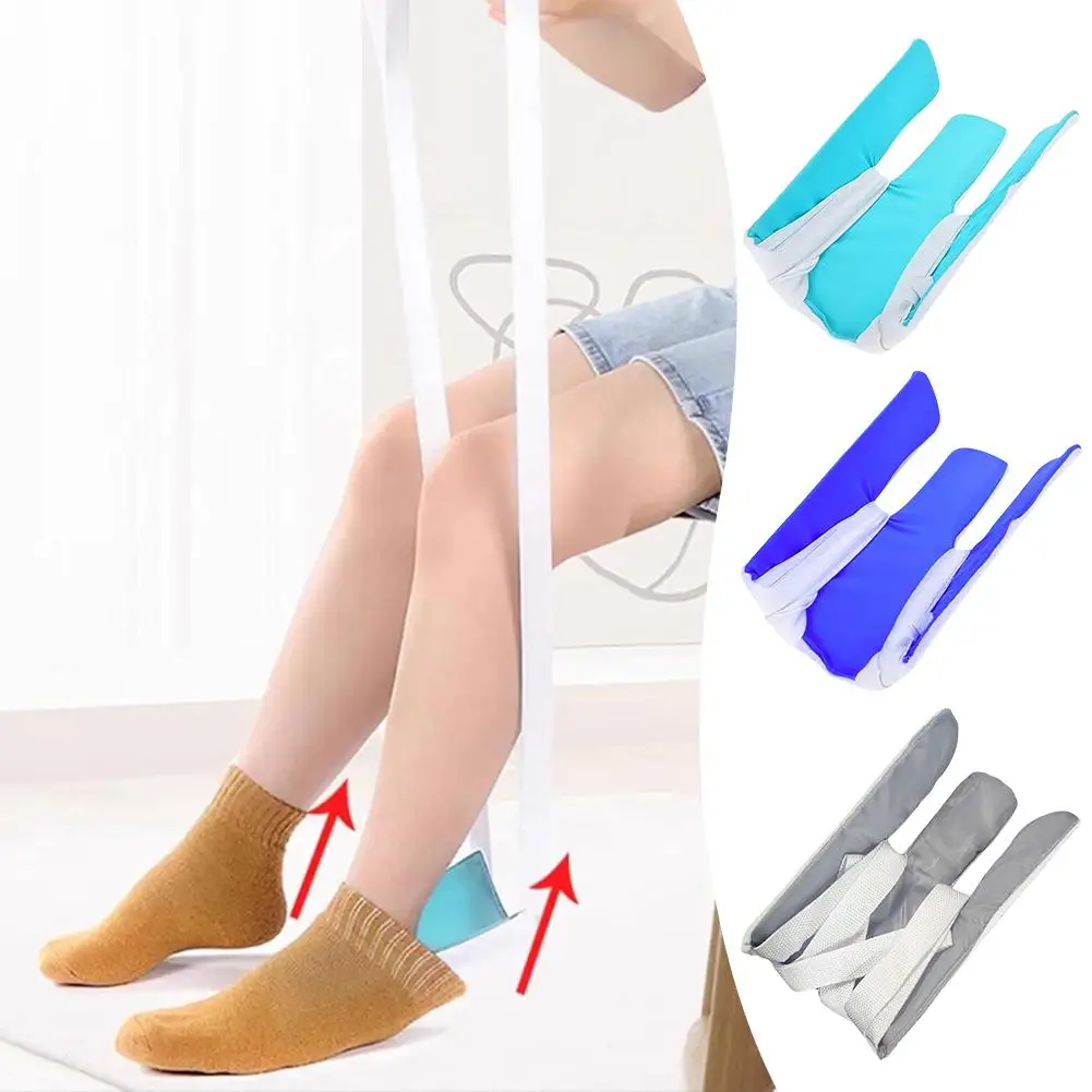 Sock Aid Kit Sock Helper No Bending Pregnancy And Injuries Living Tool Shoe Horn Suitable Easy Way To Put On Socks Elderly Care