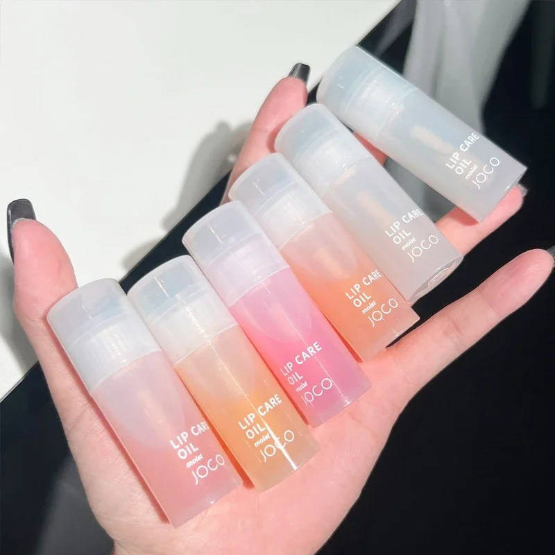 Transparent Lip Oil Glass Lip Gloss Fragrance Non-sticky Moisturizes Lip Tint Lip Plumper Lip Care Serum Primer Big Brush Head 2