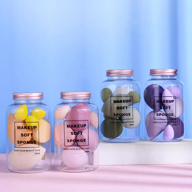 7Pcs/Set Makeup Sponge Set Face Beauty Cosmetic Powder Puff For Foundation Cream Concealer Make Up Tools 5