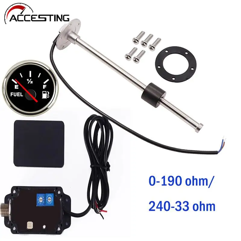 0190ohm24033ohm932VWaterLevelFuelLevelTankGaugeSensorFor