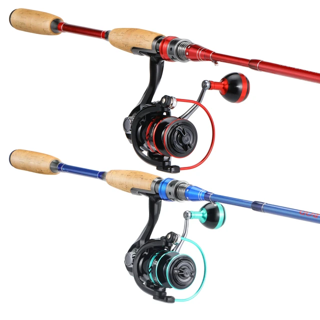 Sougayilang Fishing Rod Set 1.7m Spinning Rod and 1000~2000 Series Spinning  Reel Max Drag 5kg for Freshwater Bass Pike Fishing - AliExpress