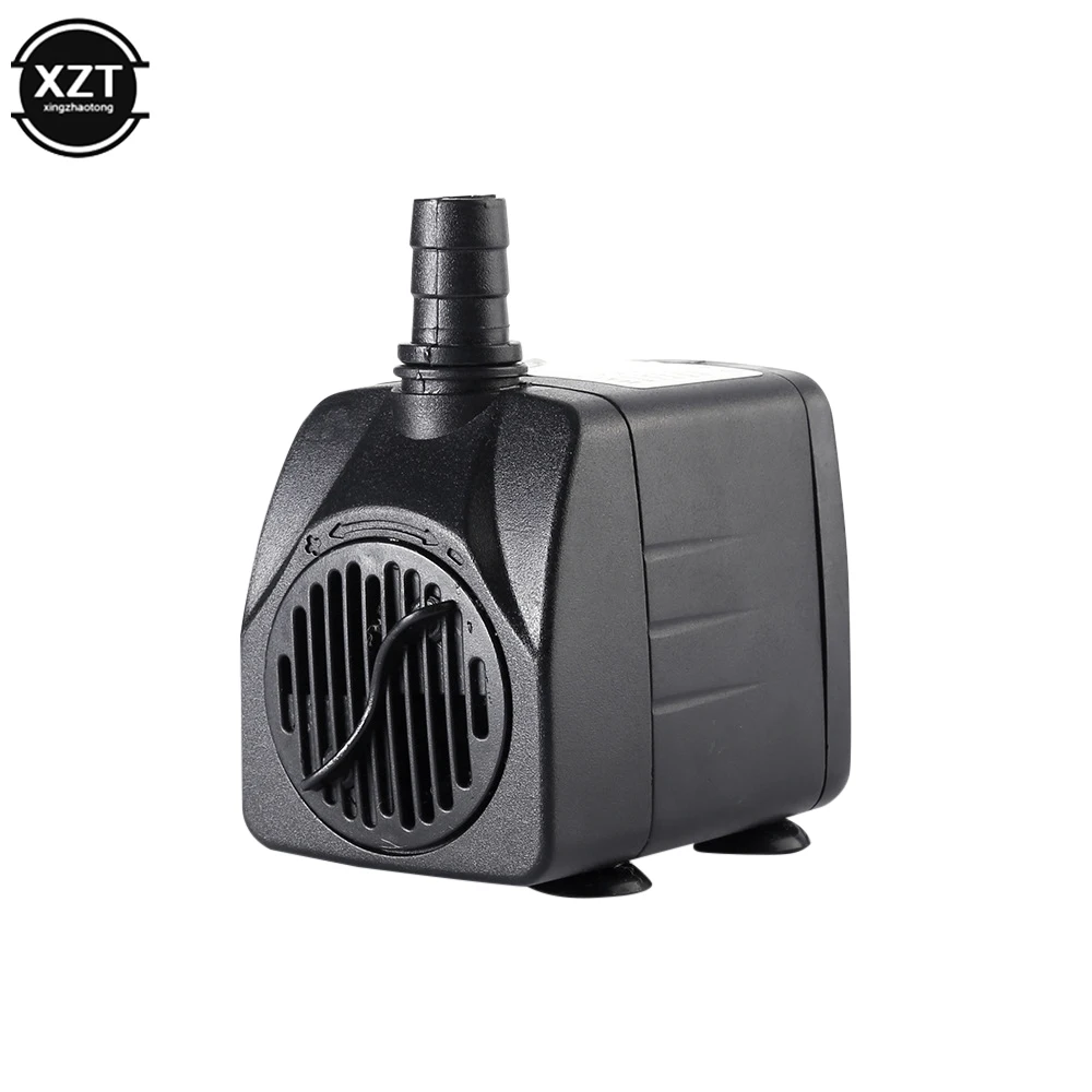Aquarium Water Pump AC 220V 10W Fish Tank Filter Submersible Pump With LED Light For Fountains Aquarium Fountain Air water pump,fish tank oxygen pump,fish tank pump