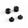 100PCS Short Post Black Steel Chicago Screw Set Cross Head For DIY Belt Loops Clips Kydex Sheaths Holsters Pouch 3