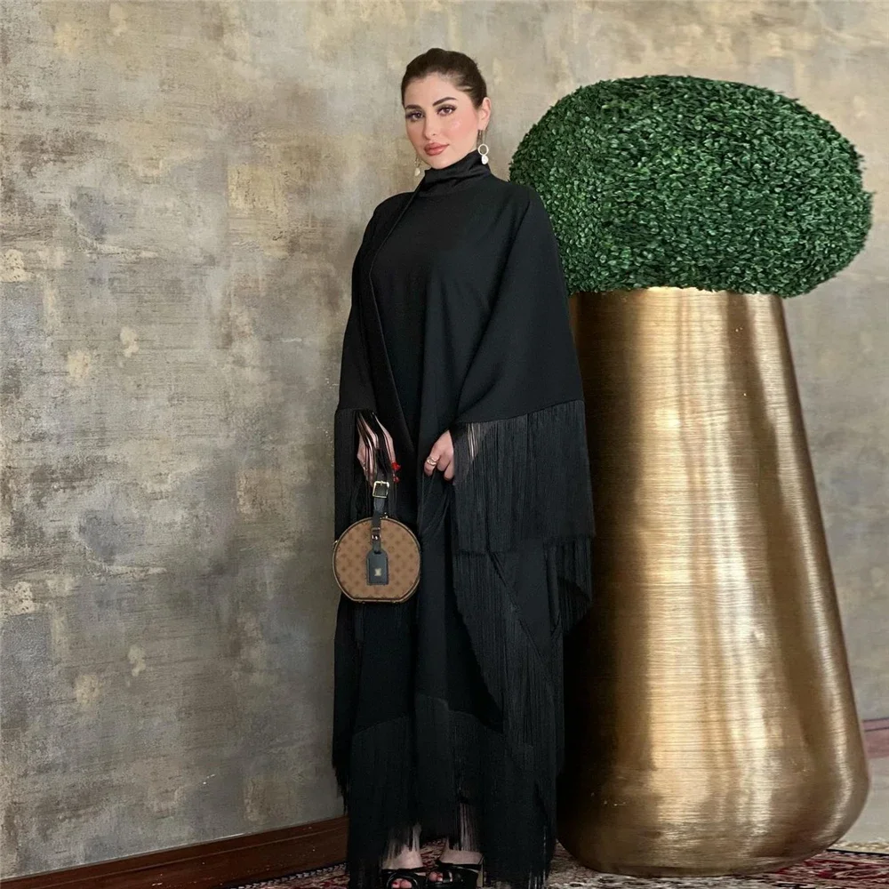 Mode gland Abayas femmes manches chauve-souris Max