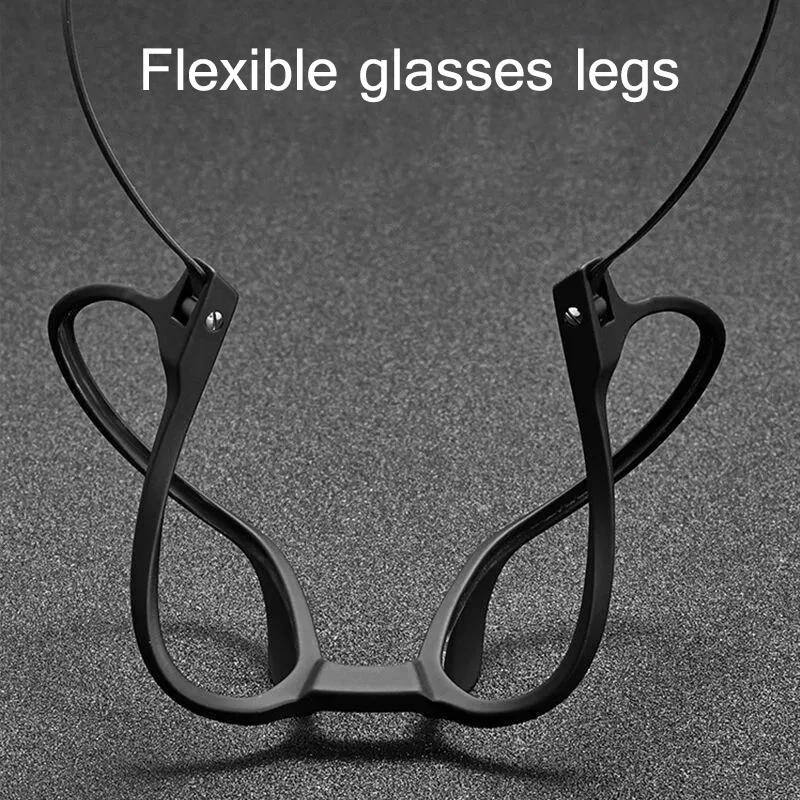 Multifokale progressive Lesebrille aus reinem Titan für Herren und Damen, Nah- und Dual-Use-Anti-Blaulicht-Brille mit automatischer Anpassung – Detail 8