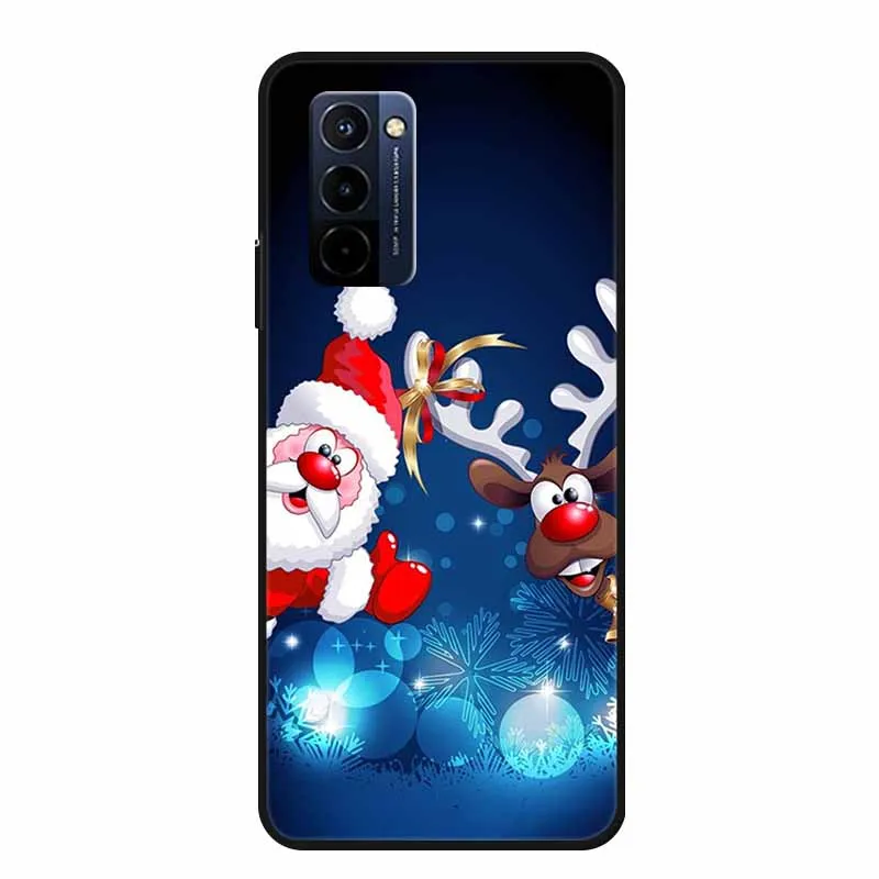 Festive Holiday-Themed Soft TPU Silicone Phone Cover