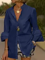 2024 VONDA Elegant Flare Sleeve Blouse 3