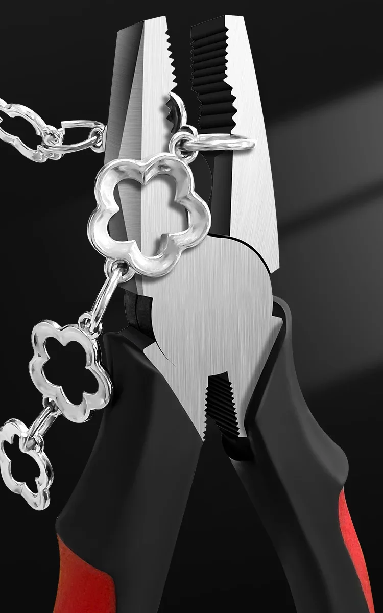 Steel Wire Pliers - 6 Inch Chrome Vanadium Metal Cutting Pliers | Multifunctional Tool