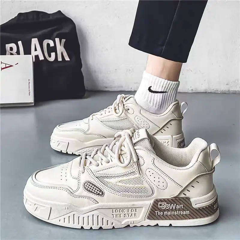 Mens Shoes Fashion Outdoor Casual Shoes Lace Up Platform Skateboard Shoe Training Shoes for Men Non Slip Sneaker Tenis Masculino - Image 3