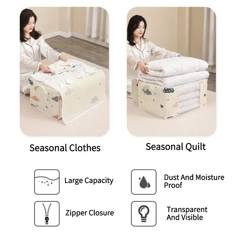 Storage Bag Clothes Storage Bag Quilt Storage Bag Big Capacity Dustproof
