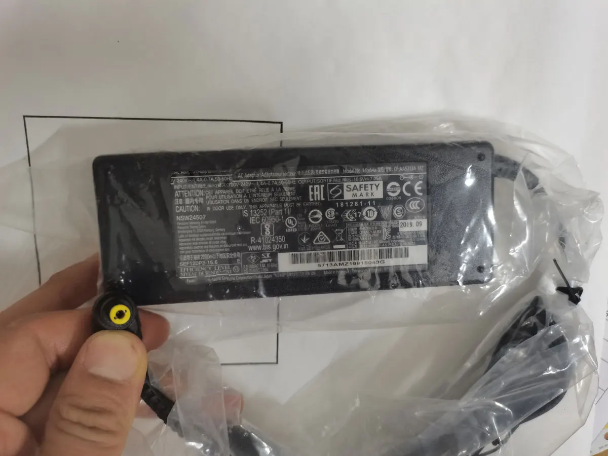 Oem 15.6v 7.05a 110w Cf-aa5713a m2 5.5 mm Adaptador ac para Panasonic Toughbook Cf33 Portátil Novo - Imagem 3