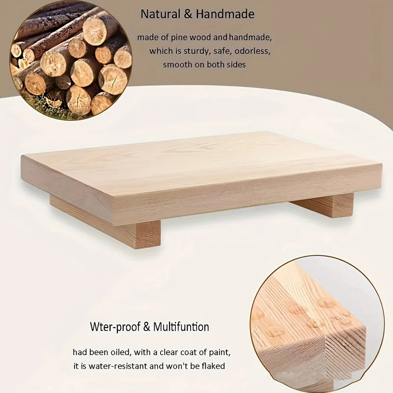 Wooden Bathroom Tray Organizer Jewelry Storage Candle Holder Hand Soap Dispenser Countertop Trays Kitchen Home Decoration