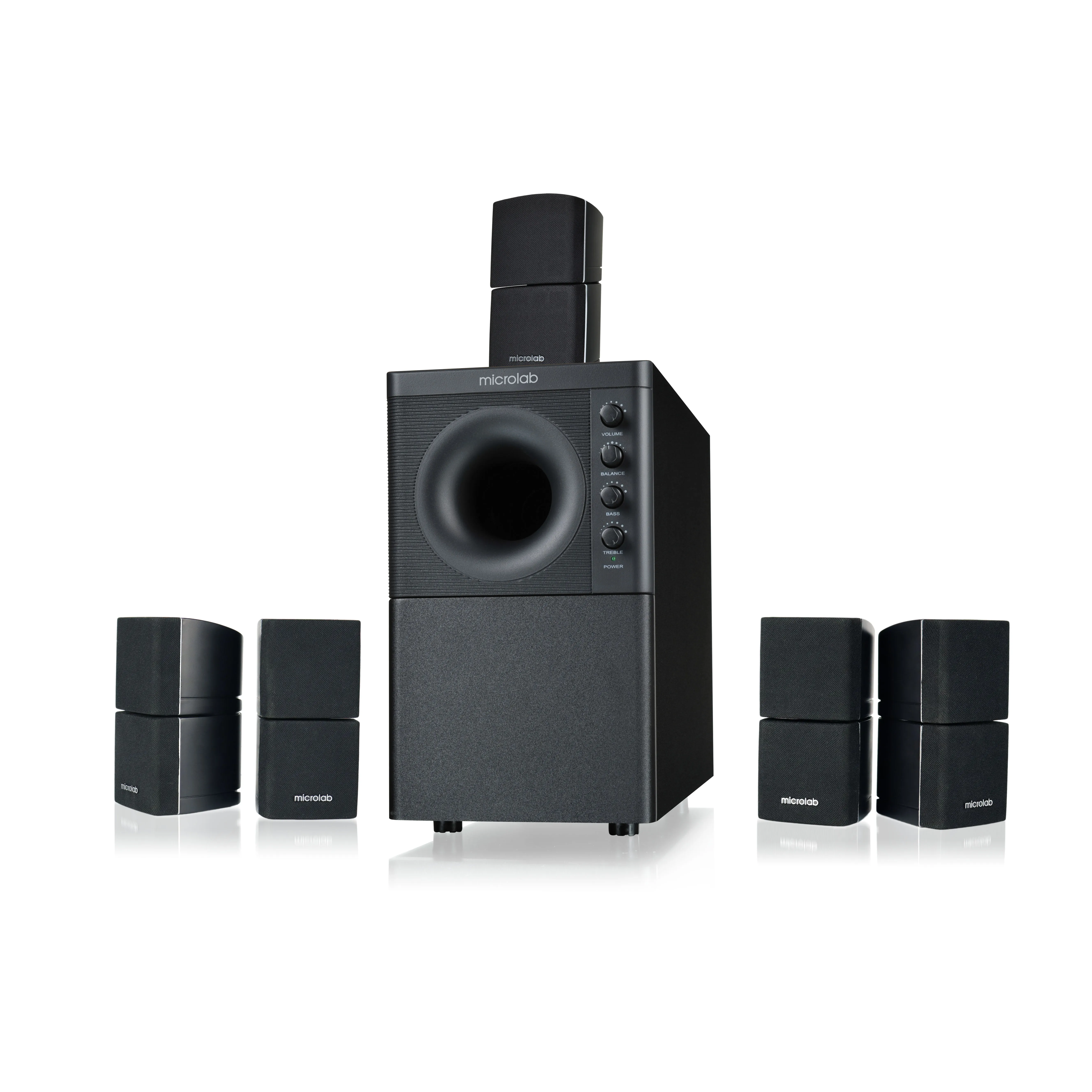 5.1 멀티미디어 스피커 X3BT 5.1 블루투스 지원