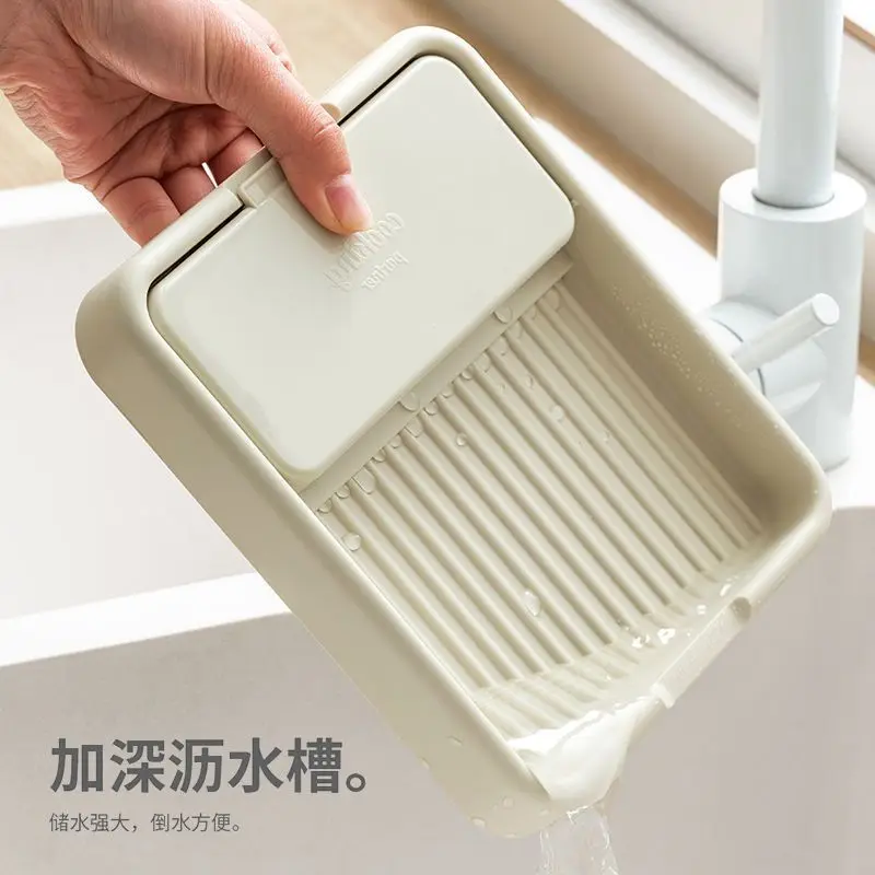 Foldable Pot Lid Rack Plastic Kitchen Spoon Holder Fork Spatula Rack For Kitchen Organizer Pan Cover Shelf Tableware Storage 2