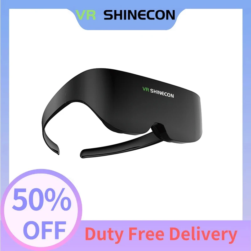 Shinecon VR гарнитура AI08 гигантский экран одинаковый стерео кинотеатр 3D очки Pro