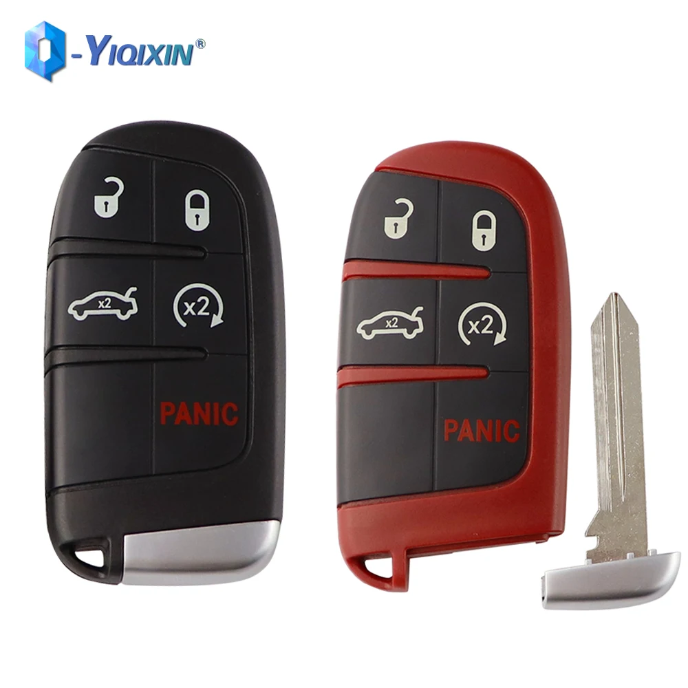 

Умный чехол YIQIXIN без ключа для Chrysler 300 2011 2019 для Jeep 5 кнопочный Чехол для автомобильного ключа для Dodge Ram 1500 Дротика зарядное устройство вызов