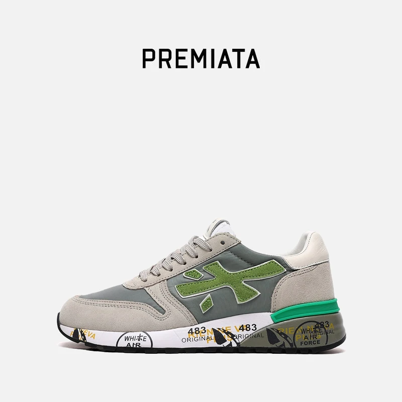 

PREMIATA Luxury Designer Shoes PREMIATA Runner Women's Sneakers Landkmick Tennis Green Midnight Blue White Men's coach