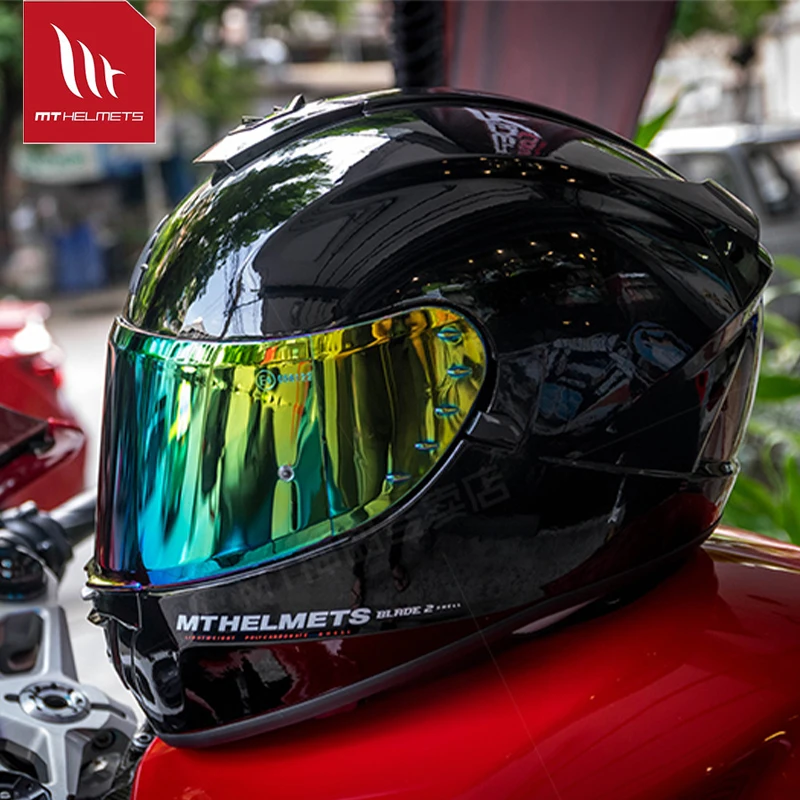 

MT Motorcycle Helmet Blade 2 Full Face Motorcycle Racing Full Helmet Personality Winter DOT Motorcycle Helmet Accessories