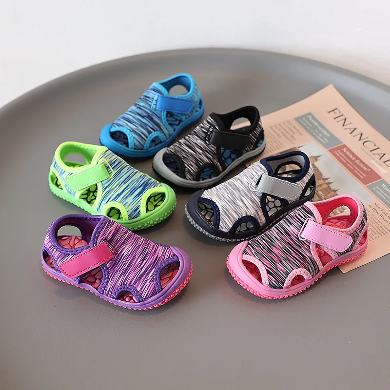 Girls' Sandals 2024 Spring/Summer New Collection, Children's Baotou Sports Beach Shoes, Boys' Water Shoes, Candy colored Foreign - 6