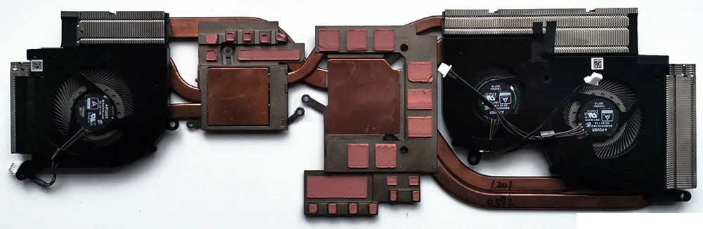 For MSI GS66 10SD 10UG UH UE RTX30 11UE UG UH MS-16V1 V3 V4 Laptop Radiator Fan Cooling Copper Tube