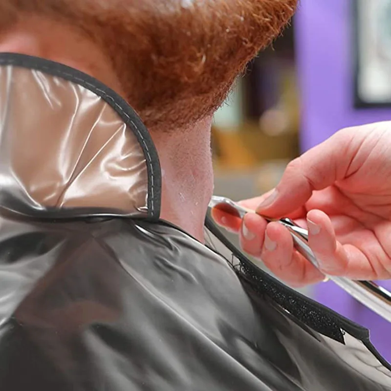 Hair Cutting Collar Waterproof Colouring Cape Barber Cloth Hairdressing Hair Dye Gown Perm Baking Oil Cape Tool Haircut Cape 3