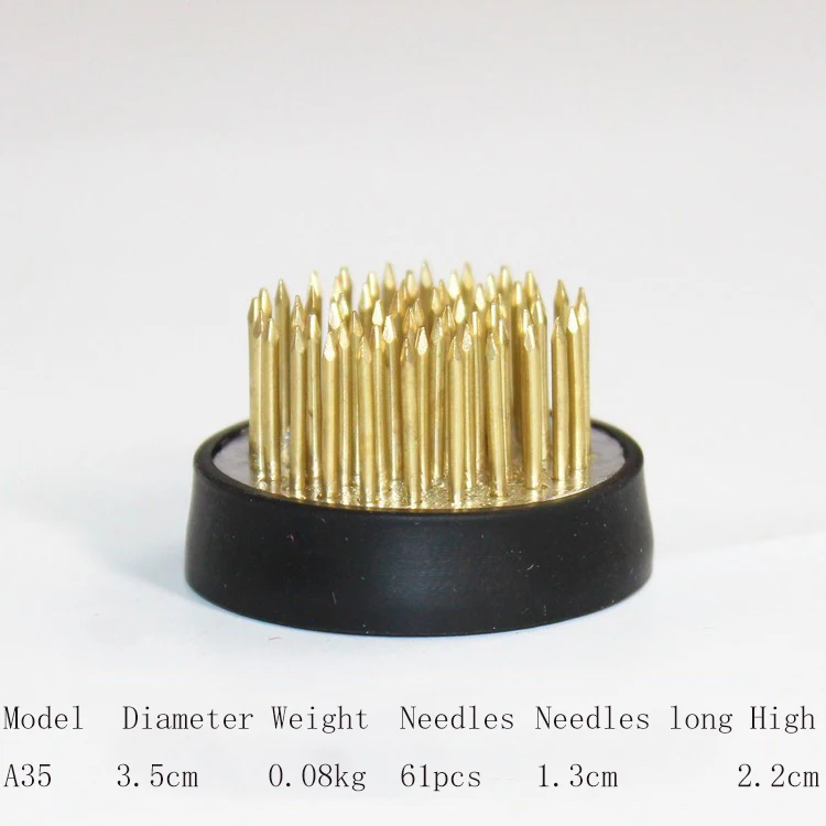 Kenzan Per Fiori - Riccio In Metallo Con Palo, Per Composizioni Floreali, Color Oro