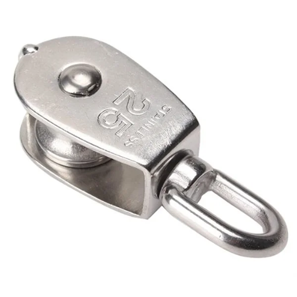 

25mm Swivel Stainless Steel Wire Rope Single-sheaved Pulley Roller
