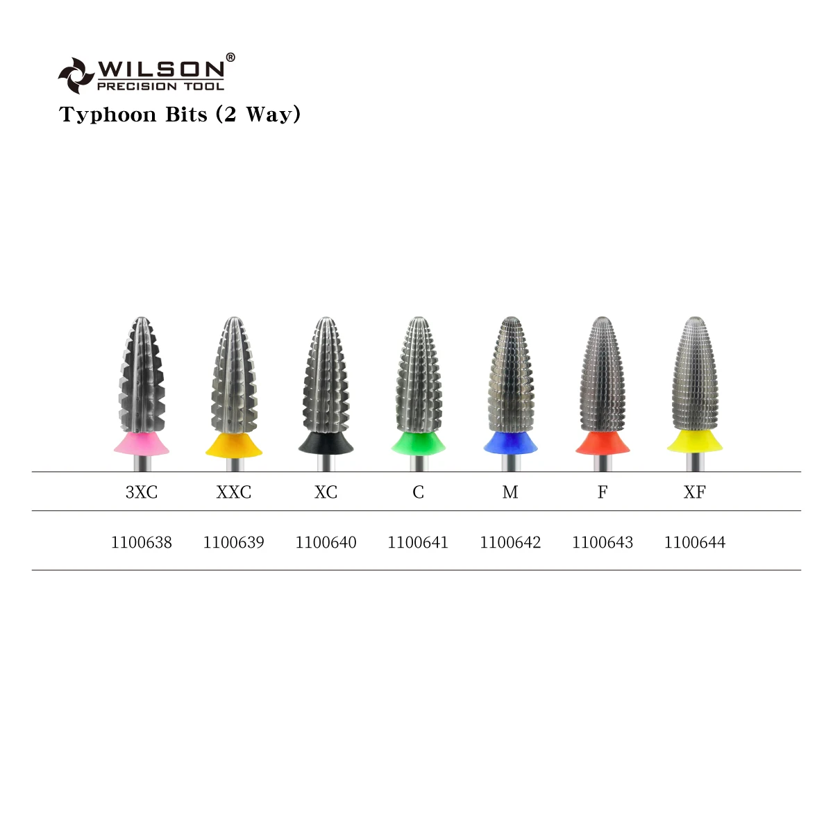 WILSON Typhoon Bits(2 Way)-Tools Nails Cutters for manicure Drill Bits nails accessories remove hard gel free shopping