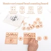 Montessori Kids Wooden Cognitive Ten Grid Number Counting Math Game Educational Toys For Kids Early Childhood Preschool Training 3