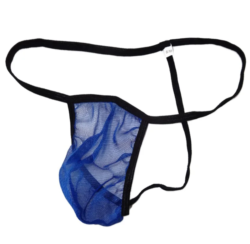 Perizoma Uomo In Rete Con Cavallo Aperto - Biancheria Intima Sexy In Pizzo Per Crossdresser - Foto 10