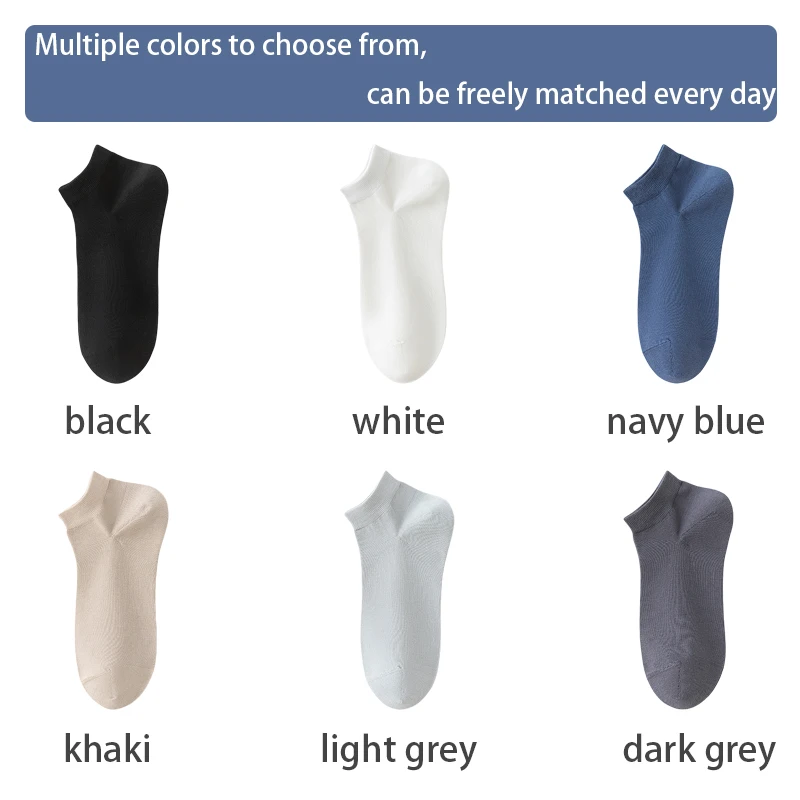 Men's Cotton Blend Ankle Socks (6 Pairs), Comfortable Everyday Casual Socks S085a5f7852654d0eb926f75a93c83d68u
