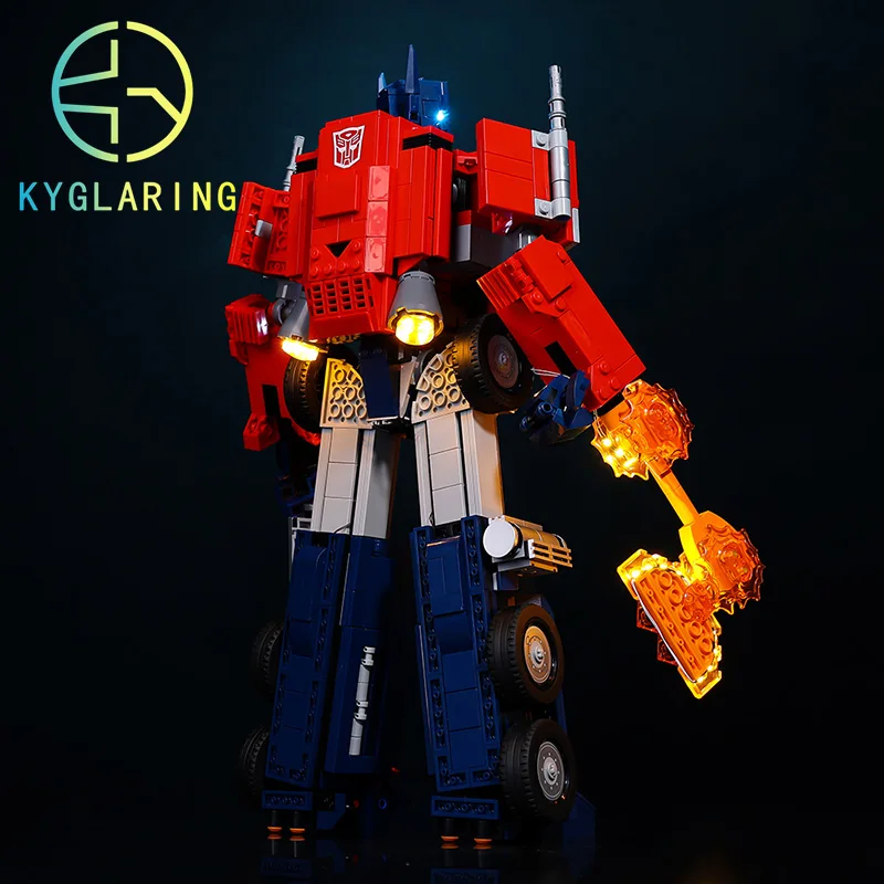 Kyglaring Per Il 10302 Optimusprime Set Di Illuminazione A Led Giocattoli Fai Da Te (Non Inclusi Blocchi Di Costruzione)