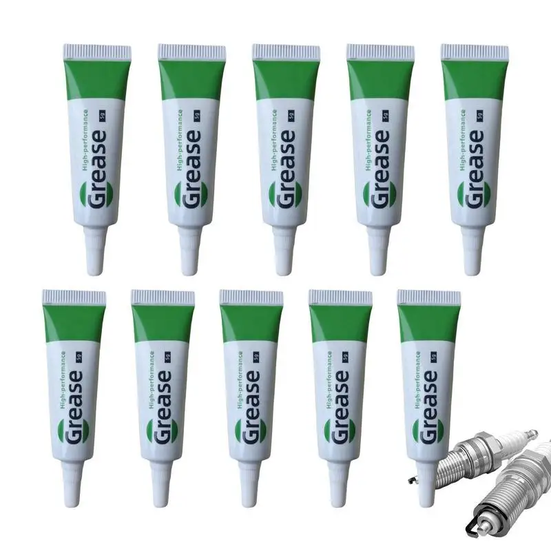 SparkPlugSiliconeGrease10PcsHighVoltageInsulatingGrease