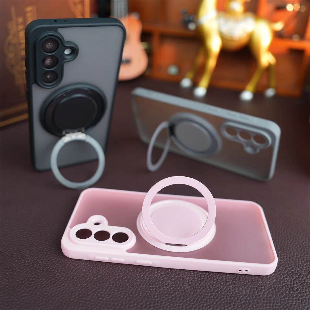 Magnetic 360° Rotating Stand Case with Enhanced Protection