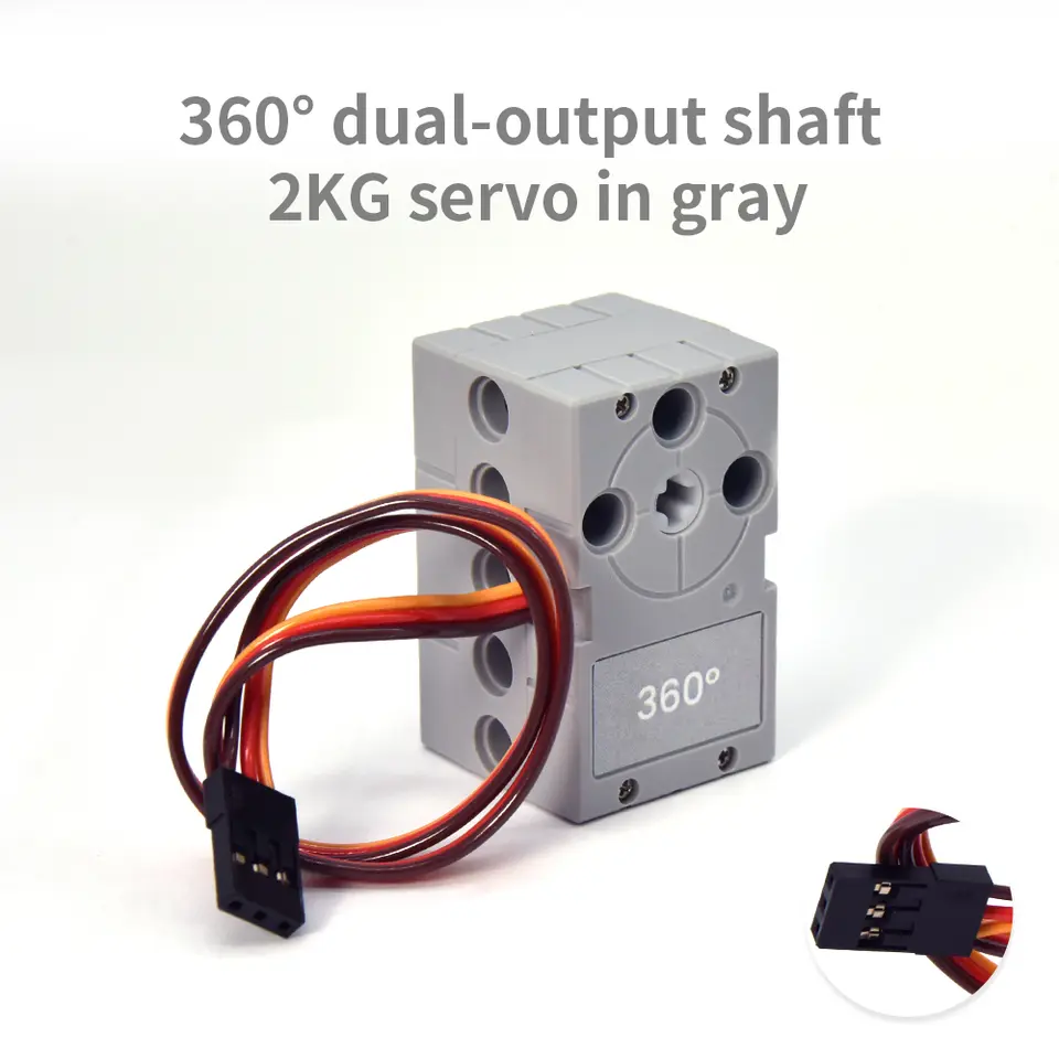 2KG Programmable 270° 360° Servo Motor Compatible With Lego Building Blocks For Arduino Projects DIY Electronic Parts image 5