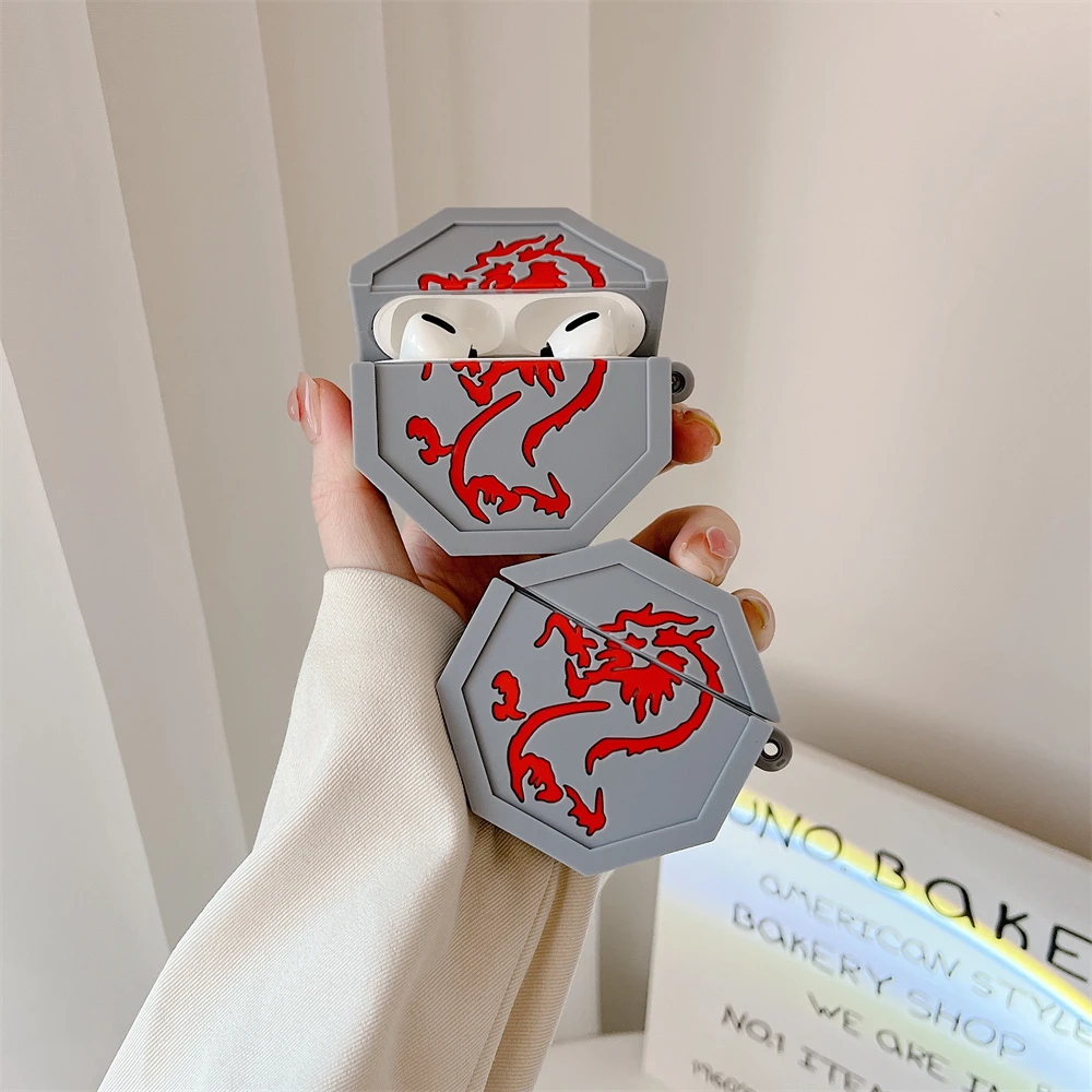 3D Cartoon cool Dragon Talisman Jackie Chan Adventures Silicone Earphone  Cases for Airpods 1 2 3 Protect Cover for AirPods Pro| | - AliExpress