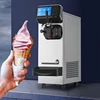 Soft Ice Cream Machine Table Commercial 1600W Big Capacity Power Sorbet Serve Sweet Cone Frozen Yogurt Maker 1