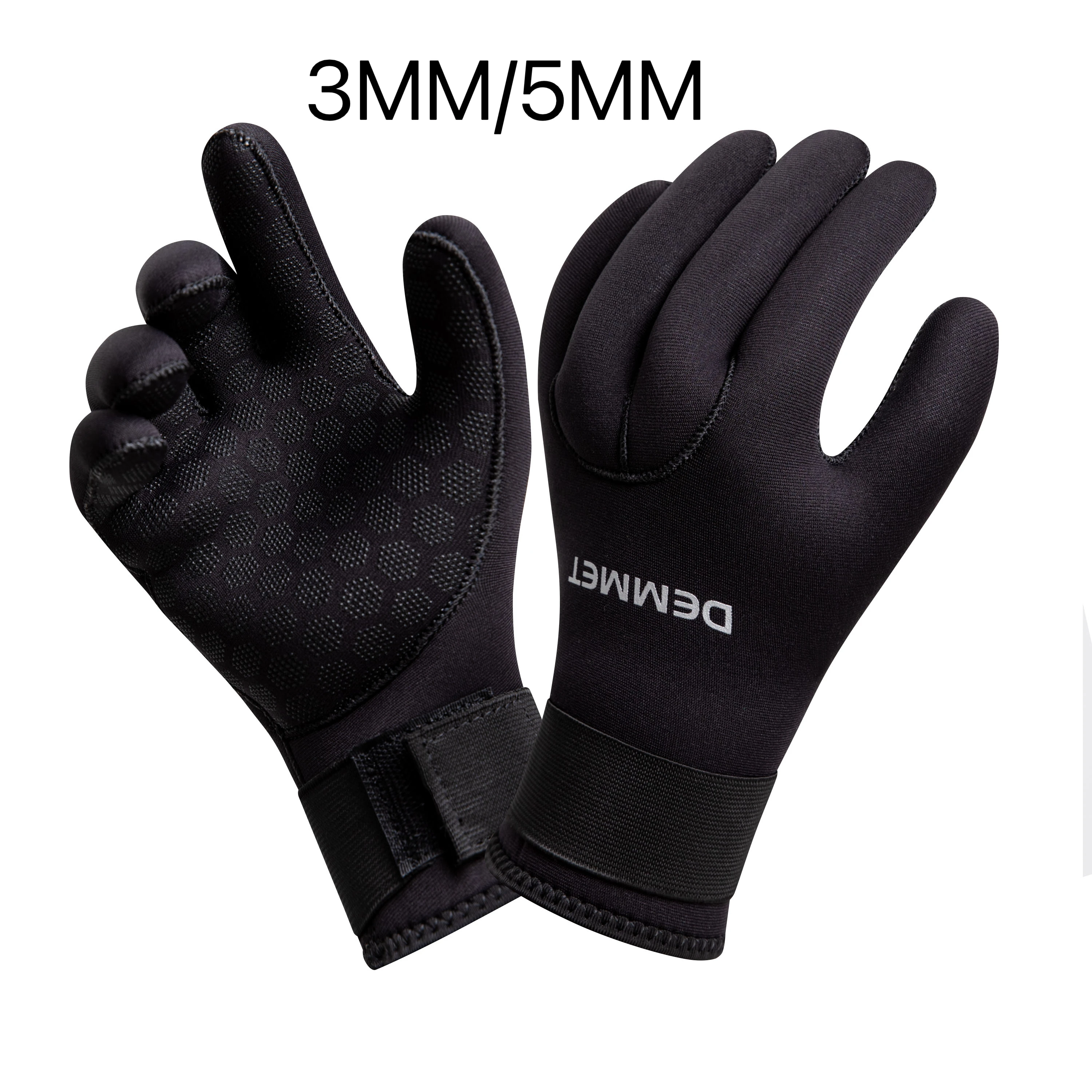 Wholesale Custom Glove 5mm Neoprene Five-finger Diving Winter Warm For Men Women Diver Underwater Hunting Snorkeling Spearfish