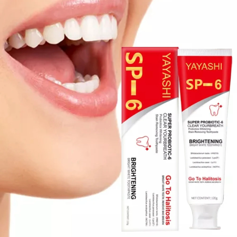 Ultra Whitening Toothpaste Brightening Oral Probiotic Pasta Dental Fresh Breath Toothpaste for Stain Removal